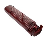 OFFSCH Kids Guzheng Chinese Instrument Small Size Beginner Music Instrument Toy Red Brown Color Box for Early Music Learning and Play