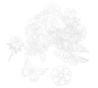 OFFSCH Lace Decorative Scrapbooking Papers DIY Craft Material Wrinkle Resistant Vintage Style for Journals Diaries and Handmade Collage Projects