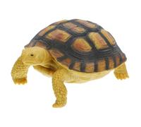 OFFSCH Land Tortoise Plastic Model for Educational Cognitive Learning Realistic Artificial Turtle Figurine for School Projects and Animal Decor Sturdy Design