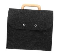 OFFSCH Large Capacity Felt Storage Bag with Handle Business File Organizer Tote for Office Use Felt Carrying Bag Soft Protective Material Practical and Stylish Design