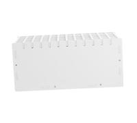 OFFSCH Large Capacity Pen Holder White DIY Art Marker Storage Rack Easy Assemble Pencil Organizer for Color Pencils and Marker Pens Space-saving Desktop Storage for Students and Artists