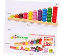 OFFSCH Large Math Building Blocks for Educational Mathematical for Early Learning Interactive Addition and Subtraction Plaything Early Education Game for Boys