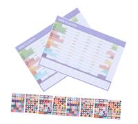 OFFSCH Large Print Wall Calendar Hard Paper Monthly Planner for Home Office Family Organizer Minimalist Hanging Day Scheduler with Layout and Design