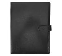 OFFSCH Leather Portfolio Folder with Clipboard - Legal Pad Holder A4 Notepad Holder - Padfolio Organizer for Resume Interview Business Conference