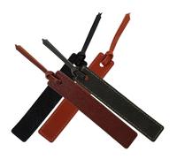 OFFSCH Leather Reading Bookmarks Set 4pcs Men's Book Marks Weighted Pu Leather Book Marks for Students Teachers