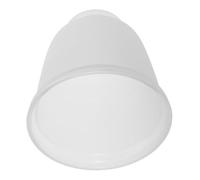 OFFSCH Light Globes Glass Replacement for Ceiling Lights and wall sconces, White Bell Shape, Protects Light Bulb, Heat Resistant for Modern Homes and Commercial Locations