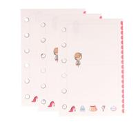 OFFSCH Loose-Leaf Refill Paper 3pcs Assorted Color for 6 Binders Or Planners, for Journaling and Writing, for School and Home Use