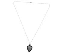 OFFSCH Metal Guitar Picks Necklace Plectrum Holder Music Charm Player's Pendant Chain UK Bass Keychain Electric Musician Display Cool