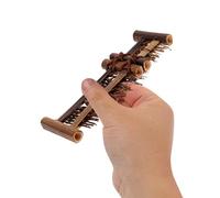 OFFSCH Micro Landscape Decoration Micro Landscaping Bamboo Fence for Making Crafts Brown Bamboo and Copper Wire Manufacture Does Not Take up Space Convenient Storage Creative Delicate