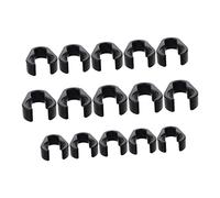 OFFSCH Microphone Cable Clips 15pcs Sturdy Plastic Holders for Mic Stand with Effective Fixing to Organise Cables during Ktv and Live Events