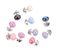 OFFSCH Mini Brooches for Thanksgiving and Harvest Festival 10pcs Alloy Clothes Decorative Pins Easy to Carry and Compact Fashionable Accessories Random Color for Bags and Coats
