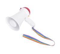 OFFSCH Mini Handheld Plastic Loudspeaker Voice Amplifier for Speech Lightweight Sound Amplifier for Stage Performance and Live Events