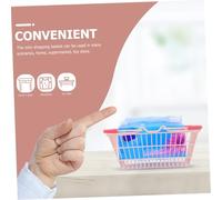 OFFSCH Mini Shopping Basket and Cart Compact Lightweight Storage for Makeup and DIY Crafts Decorative Multi-purpose Organizer for Home and Kindergarten Stylish Design