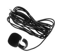 OFFSCH Mini Wired Finger Microphone for Flute Hulusi Harmonica Stage Performance Clip-on Lapel Mic Universal 3m Cable Black ABS Instrument Pickup