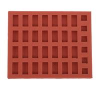 OFFSCH Miniature Brick Mold: Silicone Brick Mold For Cement Architecture Model Material - Simulation Moulds For Crafting Small House Dollhouse