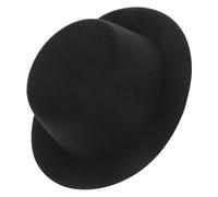OFFSCH Miniature Doll Dress Up Top Hat Stylish Plush Doll Accessory for Parties Crafts Fashionable Black Cap for Decorating Plush