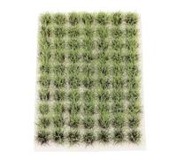 OFFSCH Miniature Static Grass Tufts for Model Trains, Simulated Mini Model Grass for DIY Scenery, Green Micro Landscape Turf for Railway Layouts and Craft Projects