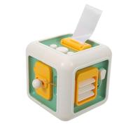 OFFSCH Montessori Busy Cube for Early Educational Six-sided Activity Cube Enhances Spatial Awareness Shape Recognition Cognitive Development Learning Travel Essential