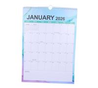 OFFSCH Month Hanging Wall Calendar with Twin Wire Binding Font Display and International Holidays Planner for Home Business and Family Organization