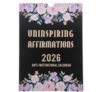 OFFSCH Motivational Calendar 2026 Standing Flip Calendar with Daily Inspirational Affirmations Perpetual Planner for Office Style A