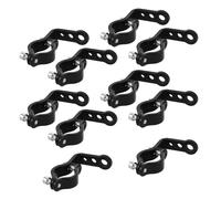 OFFSCH Motorcycle Light Mount Bracket 10Pcs Pole Clamp Fixtures for LED Spotlights Fog Lights Headlight Mounting Brackets Suitable for Scooters Dirt Bikes