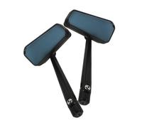 OFFSCH Motorcycle Rearview Mirrors Aluminum Alloy Bar End Side Mirrors Adjustable Convex Reflective Rear View for Street Adventure Bikes Multipurpose Compatible with Utv Moped and