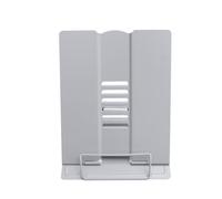 OFFSCH Multifunctional Adjustable Metal Reading Stand Book Holder Large Grey for Myopia Prevention Tablet Bracket Suitable for Office School and Home Use