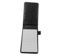 OFFSCH Multipurpose Notepad Lightweight Portable Office Notebook for Management and Daily Planning Black PU Cover Paper for Notes Memos and Meeting Records