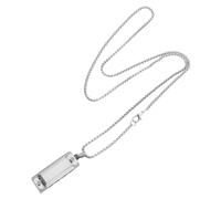 OFFSCH Music Jewelry Harmonica Necklace Adults Jaw Harp for Women Men Whistle Necklace Flavor