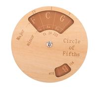 OFFSCH Music Learning Tools Wooden Scale and Chord Chart Practice Chord Progressions Tool for Beginner Guitar Accessory Trainer for Learning and Music Education
