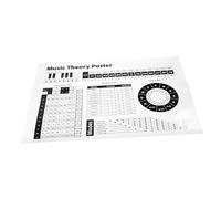 OFFSCH Music Theory Chord Reference Chart Poster for Piano Learners Educational Piano Chord Guide for Beginners Classroom Decoration Non-tearing Design