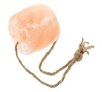 OFFSCH Natural Pink Salt Lick Block with Cord for Horses Cattle Deer Livestock Mineral Rich Farm Supply Salt Brick for Healthy Animal Growth