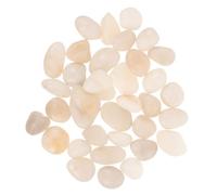 OFFSCH Natural Polished White Pebbles Fish Tank Stones Aquarium Gravel Decorative Rocks for Landscaping Garden and Aquarium Decoration Smooth Bulk Stone for Fish Tank Enhancing Aquatic