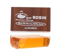 OFFSCH Natural Rosin for Viola Bow with Eco-Friendly Wooden Case 5.40X2.50X1.50Cm Storage Box Suitable for Children Stringed Instruments Care