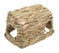 OFFSCH Natural Straw Hamster Hideaway Nest for Rat and Chinchilla Multi-Purpose Small Animal Shelter
