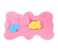 OFFSCH Newborn Bath Support Sponge Cushion Non-Slip Bath Sponges Mat for Head Neck Back Comfort Soft Bathing Essential Accessory