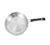 OFFSCH Non-Stick Frying Pans Stainless Steel Pan Home Wok Kitchen Supply for Fired Dish Wok and Everyday Cooking