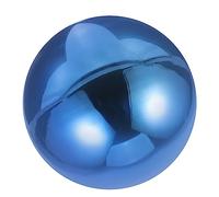 OFFSCH Outdoor Stainless Steel Gazing Ball Mirror Sphere Hollow Globe Rainbow Reflective Ornament for Garden or Window Decoration