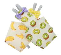 OFFSCH Pet Diaper Clothes for Lovebirds, Sun Pheasant Budgies - Washable Skin-friendly Nappies with Simple and Elegant Design for Indoor, Outdoor Flying Use - 2 Pieces, 4.33x2.95 Inch