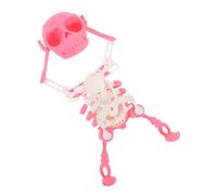 OFFSCH Pink Dancing Skeleton Fidget for Anxiety and Stress Relief Printed Halloween Skeleton Plaything Fun Decorative Desktop for Boys and Favor