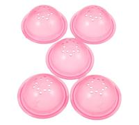 OFFSCH Pipe Stopper to Promote Healthy Habits 5pcs Pink Plastic for Hamster Tubes, Easy to Disassemble DIY Hamster Maze Accessories, the Cage and Secure Tube Ends