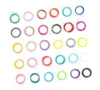 OFFSCH Pla Printing Pen Filament Refills 30pcs Plastic Material Long-Lasting Colour Compatible with Almost 3D Printing Pens for Craft Art Work and Random Color