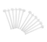 OFFSCH Plastic Bird Perch Stand for Cage White with Easy Installation and Activity Enhancement 20pcs Small Bird Cage Perches Suitable for Canaries and Cockatiels for Budgies and Parrots
