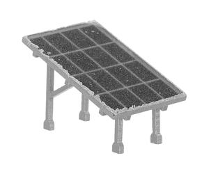 OFFSCH Plastic Micro Landscape Supplies Solar Panel Model for Architectural Sand Table and Urban Planning Model with Hands-on Assembly Feature for Modern Scenery and Office Display