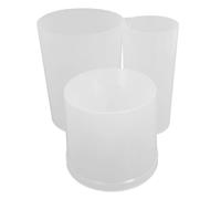 OFFSCH Plastic Rain Gauge Tube Outdoor Rain Measuring Tool for Garden Lawn Water Gauge Transparent for Weather Science Learning and Backyard Use