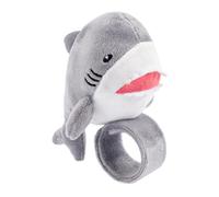 OFFSCH Plush Shark Slap Bracelet for Soft PP Cotton Stuffed Animal Wristband Lightweight Comfortable Cartoon Design Birthday Christmas Easter Party Favor