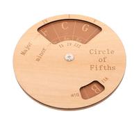 OFFSCH Portable Circle of Fifths Wheel Guitar Melody Tool for Chord Progressions Practice Multifunctional Music Trainer and Learning Aid for Beginners and Advanced Players