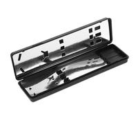 OFFSCH Portable Darts Storage Box Case for Steel Darts with Tip Holder and Shaft Rack, Lightweight Black Plastic Carrying Case for Leisure Sports and Travel