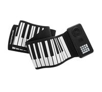 OFFSCH Portable Keys Foldable Roll-up Piano Battery Operated Silicone Keyboard with Speaker Travel-friendly Design for Beginners and Musicians