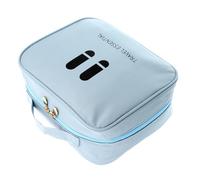 OFFSCH Portable Mini Emergency Medical Bag for Travel and Home Use PU Material Compact Medicine Organizer for Family Safety Small Storage Pouch Go Preparedness